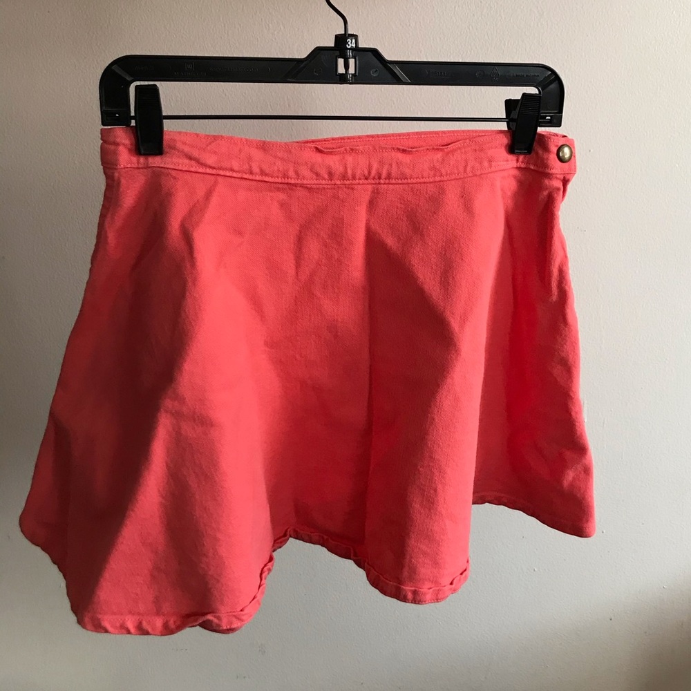 Jean mini skirt